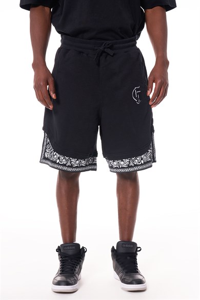 Ghetto Off Limits - G-short v1 Bandana Pattern Black Shorts