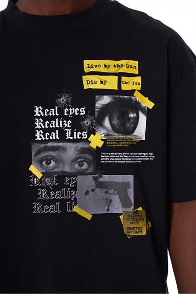 Real Eyes Black T-shirt