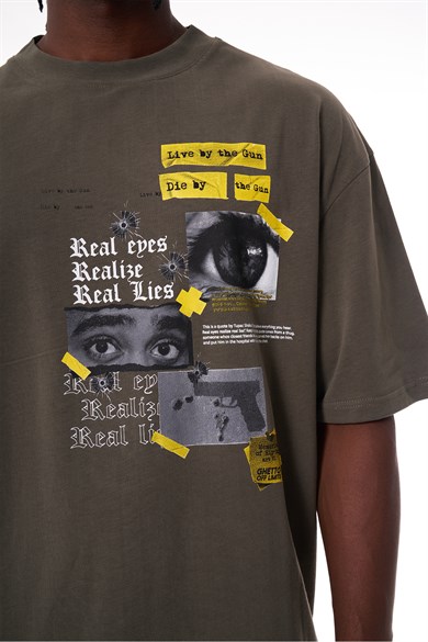 Real Eyes Khaki T-shirt